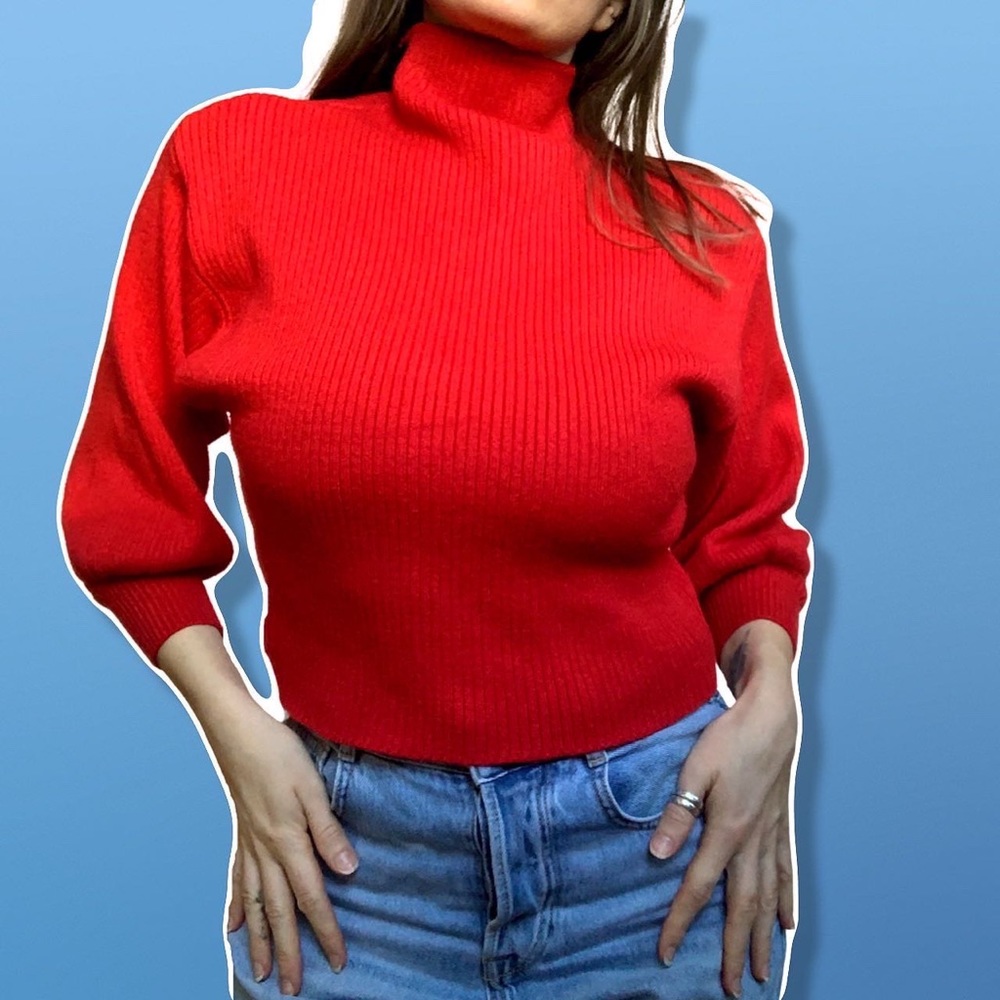 Red cosy Sweather